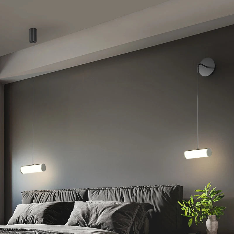 suspension de chevet luxe minimaliste petit lustre moderne - vue 3 sur 22