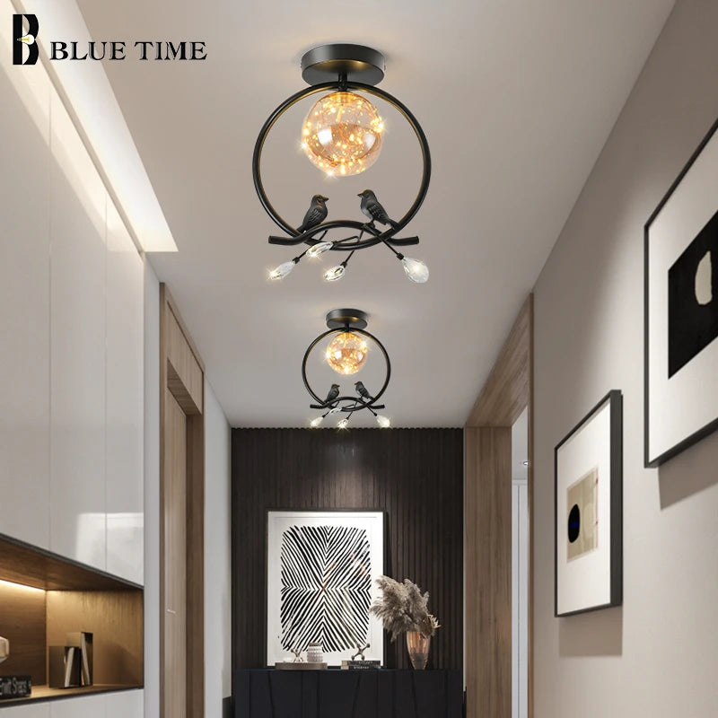 lustre led moderne pour décoration de la maison - vue 2 sur 10