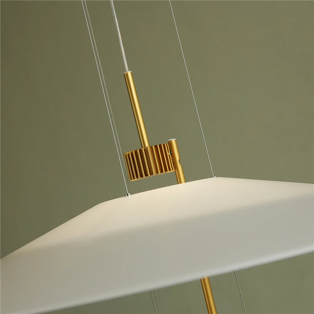 lustre moderne de flamant rose led pour décoration loft
