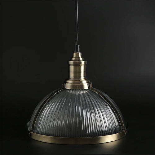 suspension rétro industrielle en verre pour intérieur moderne - vue 7 sur 7