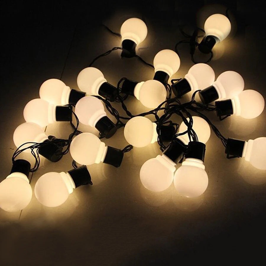 guirlande lumineuse led pour décoration extérieure festive - vue 7 sur 8