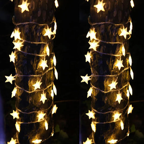 guirlande lumineuse étoile led pour Noël et fêtes - vue 5 sur 9