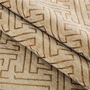 Rideau occultant motif géométrique style moderne sur mesure