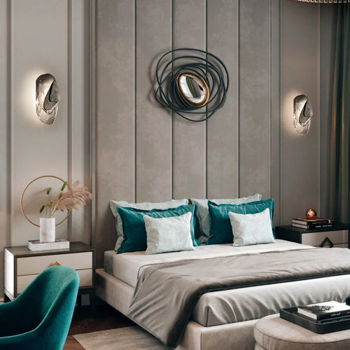 applique murale led en cristal style moderne pour décoration intérieure
