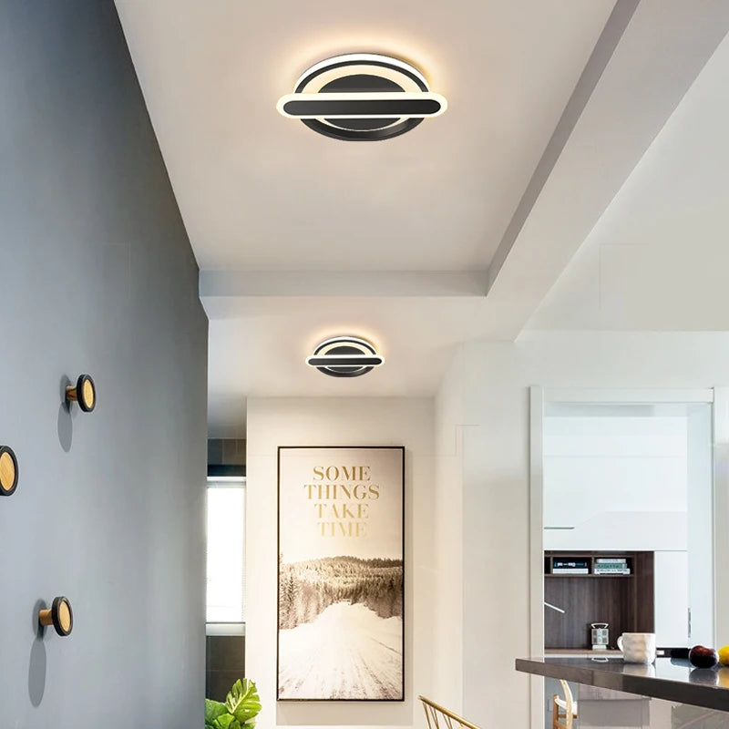 plafonnier led moderne pour éclairage intérieur style nordique - vue 4 sur 16