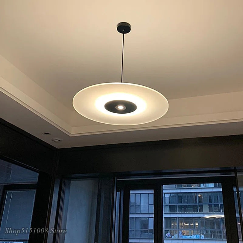 lustre led moderne minimaliste créatif et romantique - vue 7 sur 8
