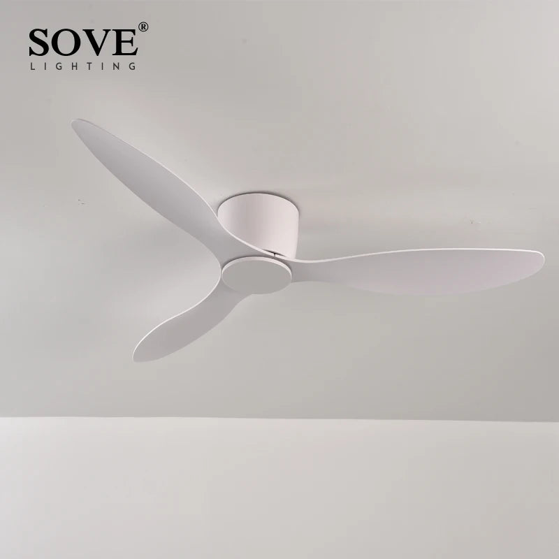 ventilateur de plafond moderne sans lumière avec télécommande