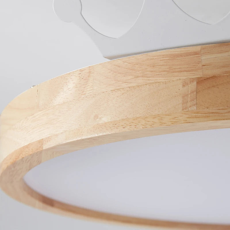 lustre nordique créatif couronne oiseau pour chambre enfants - vue 6 sur 14
