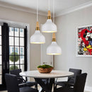 luminaire suspendu led moderne nordique en aluminium rétro