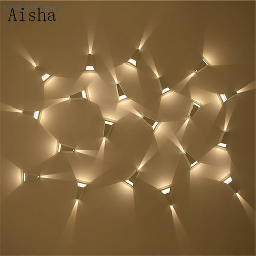 applique murale extérieure moderne étanche en aluminium pour jardin - vue 4 sur 6