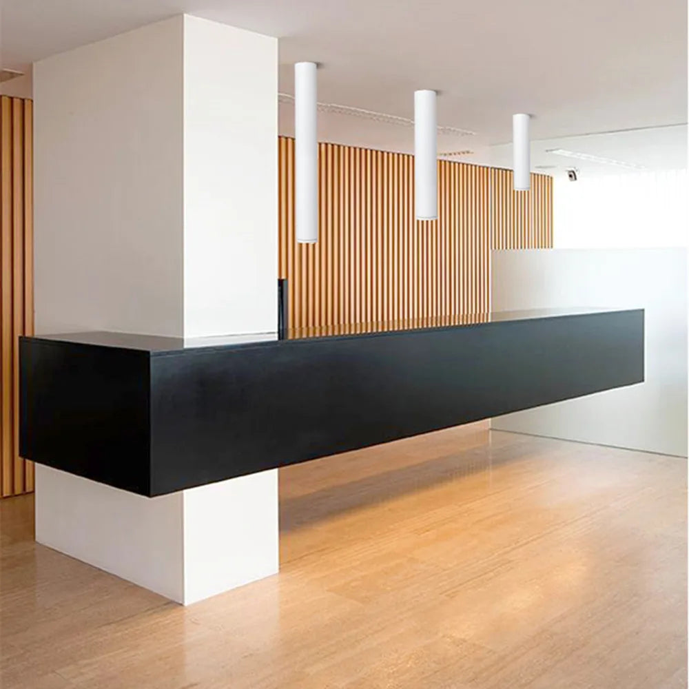 Spot LED cylindre Long moderne de Tube en aluminium monté en Surface pour le bureau de cuisine de salon d'intérieur - vue 5 sur 6