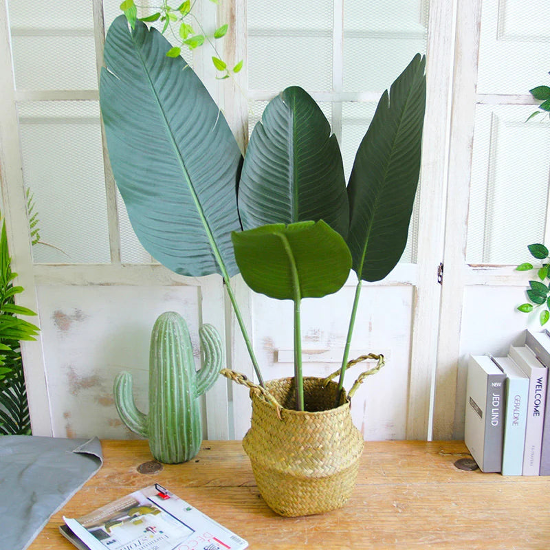 grandes plantes artificielles feuillage tropical pour décoration mariage - vue 9 sur 8