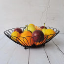 panier de rangement doré à deux niveaux décoratif pour fruits et gâteaux