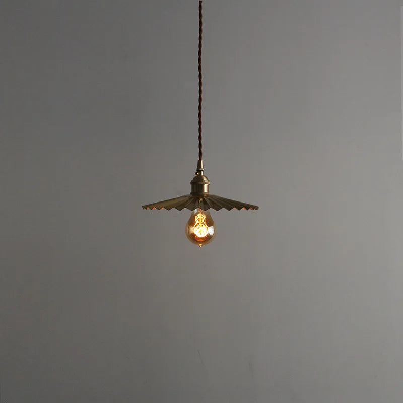 suspension design japonaise en laiton pour intérieur moderne - vue 5 sur 7