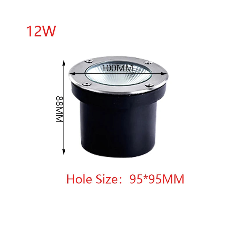 spot led étanche pour éclairage extérieur de jardin - vue 12 sur 14