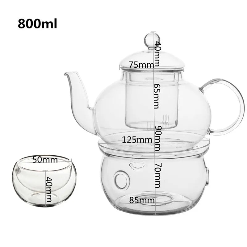 Service a the verre double paroi infuseur 800ml - vue 7 sur 7