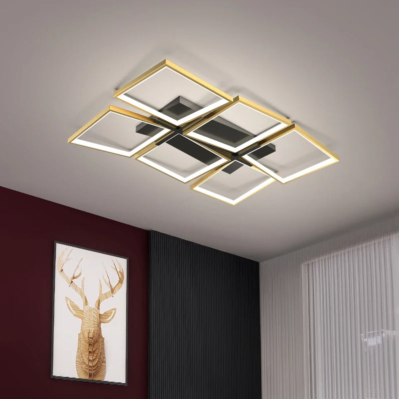 plafonnier led en aluminium éclairage décoratif pour intérieur - vue 3 sur 14