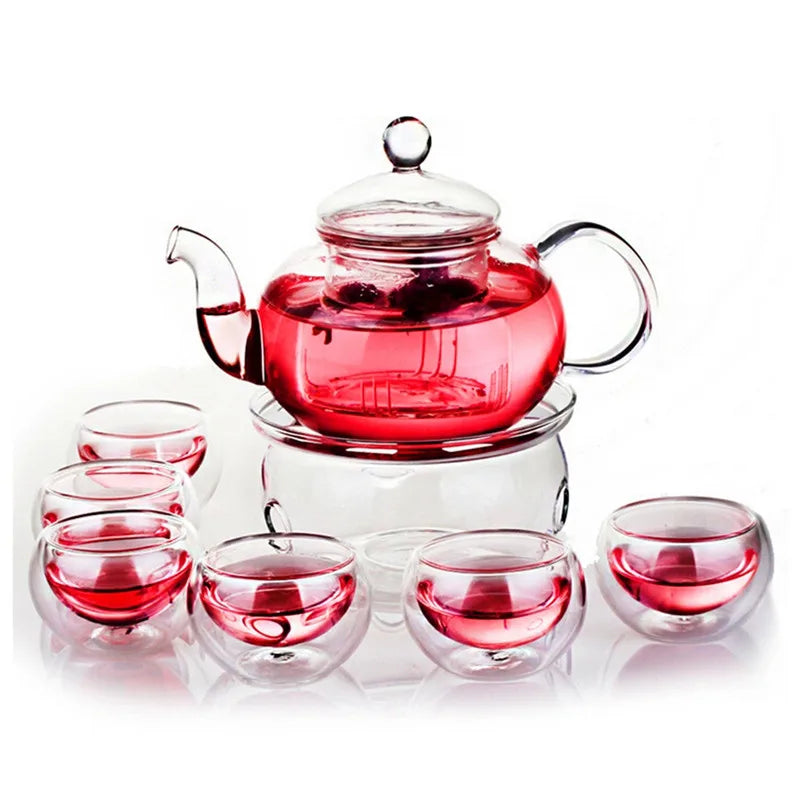 Service a the verre double paroi infuseur chauffe - vue 2 sur 7