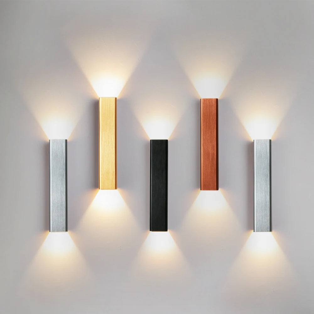 12W 18W LED applique intérieure moderne en aluminium éclairage à la maison appliques chambre salon allée couloir décoration applique murale LED lumière - vue 2 sur 14