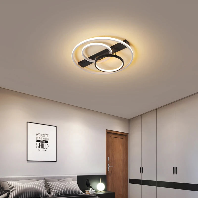plafonnier led rond design moderne pour intérieur élégant - vue 5 sur 8