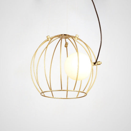 Suspension design avec abat-jour métallique ajouré Ohio - vue 10 sur 10