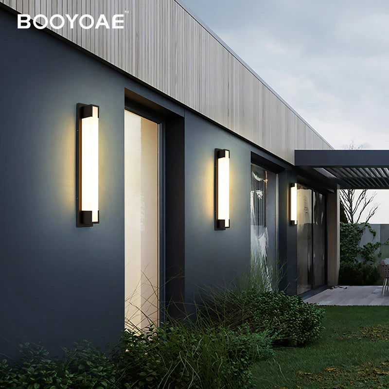 Applique extérieure LED IP65 mur extérieur porche balcon inox Garage lumière jardin terrasse cour éclairage étanche - vue 4 sur 12