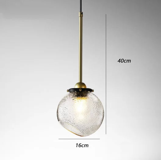 suspension en verre nordique créative pour café et restaurant - vue 10 sur 10