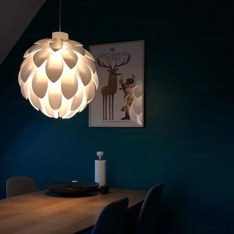 suspension moderne en forme de pomme de pin pour décoration créative - vue 6 sur 10