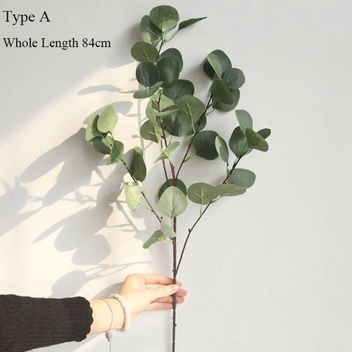 branche d eucalyptus artificielle feuillage décoratif rétro et élégant