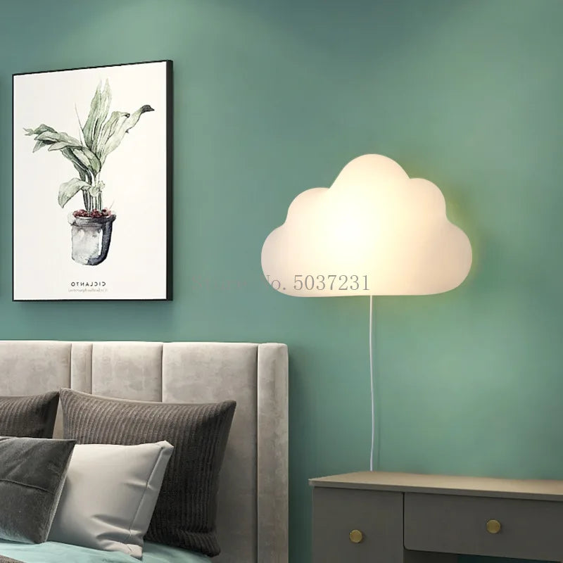 applique murale nuage pour décoration chambre enfant moderne - vue 4 sur 11