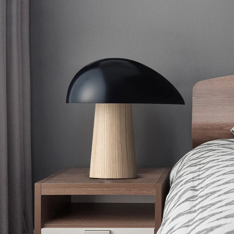 Lampe de table nordique créative en forme de champignon - vue 5 sur 7
