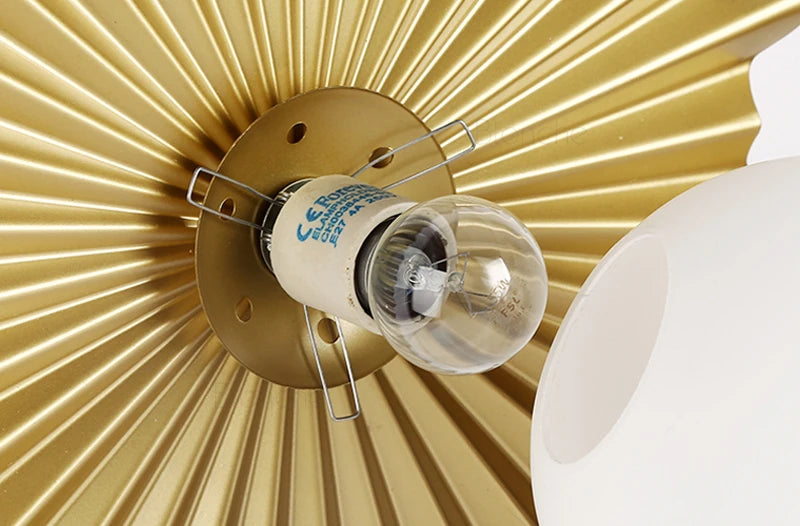 appliques murales solaires led modernes en fer nordique décoratives - vue 6 sur 7