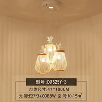 suspension moderne en bois et bambou design oiseau décoratif