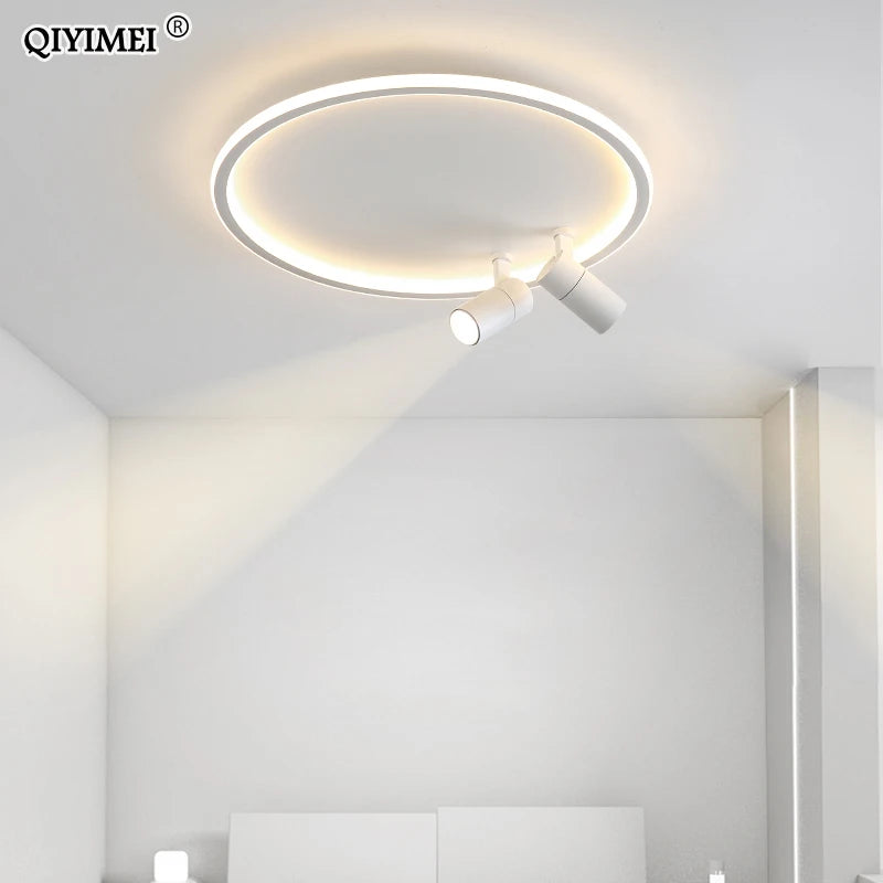 lustre led moderne pour intérieur décoration lumière projecteur - vue 4 sur 16