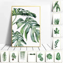 plante tropicale moderne art mural scandinave décoration intérieure