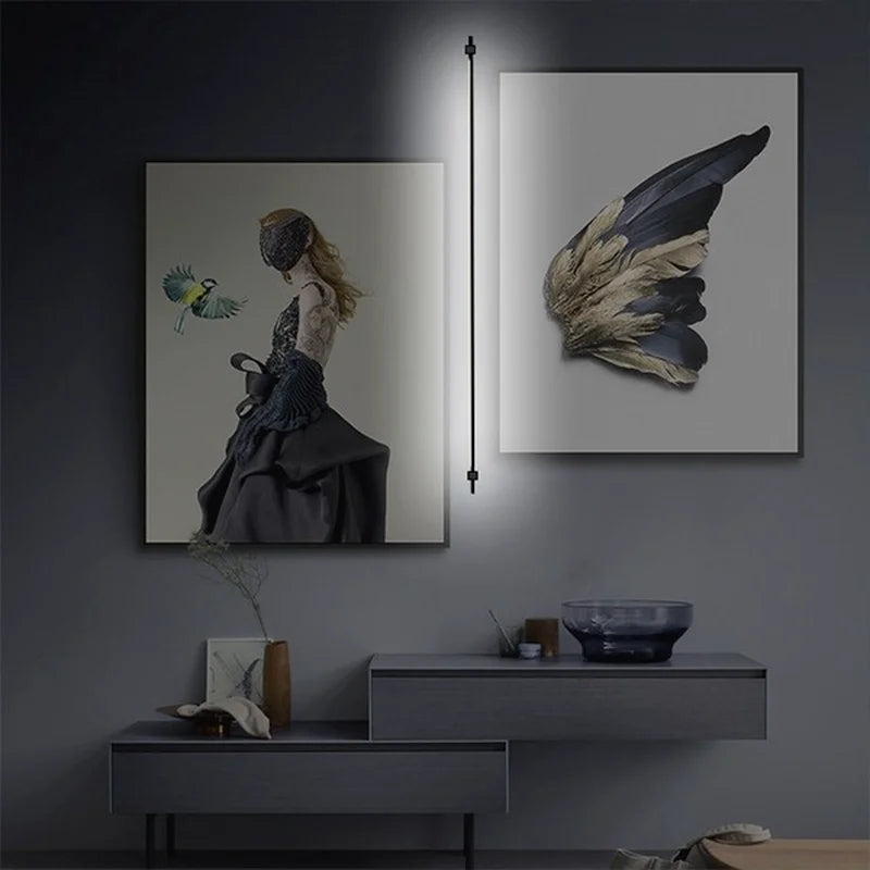 applique murale moderne à bande géométrique élégante et simple - vue 4 sur 8
