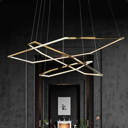 Suspension hexagonale à plusieurs niveaux