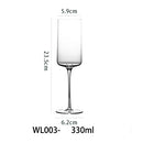 Verres à cocktail champagne martini vin style élégant