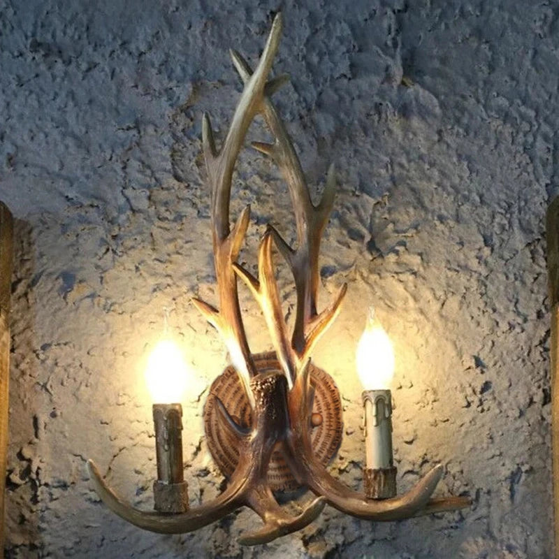applique murale industrielle en bois style europe pour restaurant - vue 8 sur 8