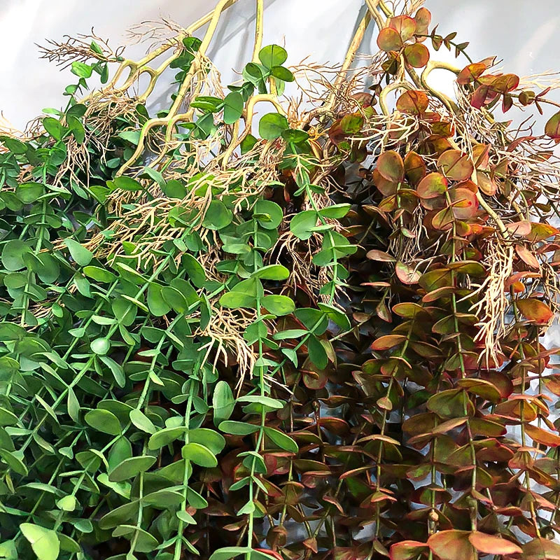 plantes artificielles en rotin d'eucalyptus pour décoration intérieure et extérieure - vue 7 sur 8