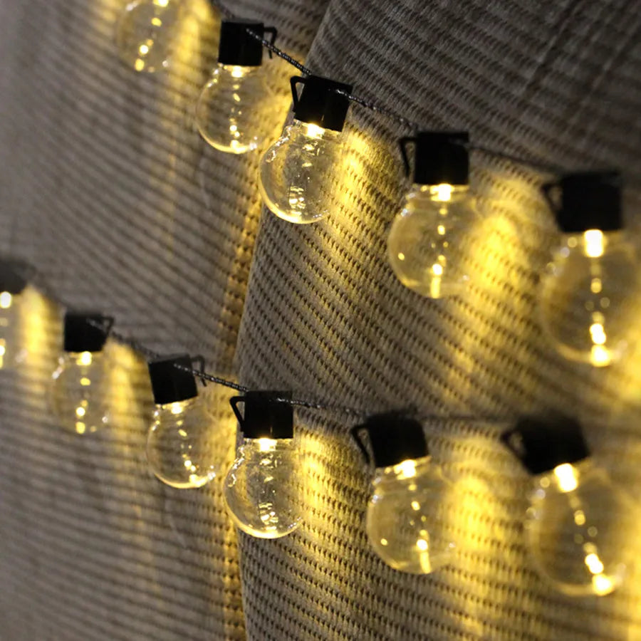 guirlande lumineuse led pour décoration extérieure festive - vue 3 sur 8