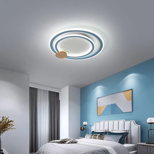 plafonnier led moderne en aluminium design pour intérieur élégant - vue 4 sur 8