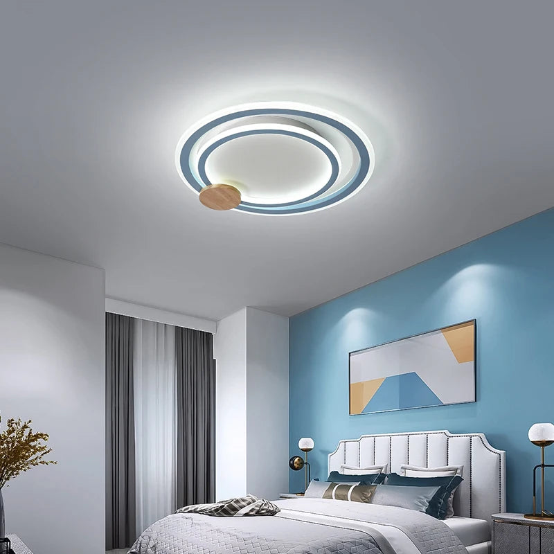 plafonnier led moderne en aluminium design pour intérieur élégant - vue 3 sur 8