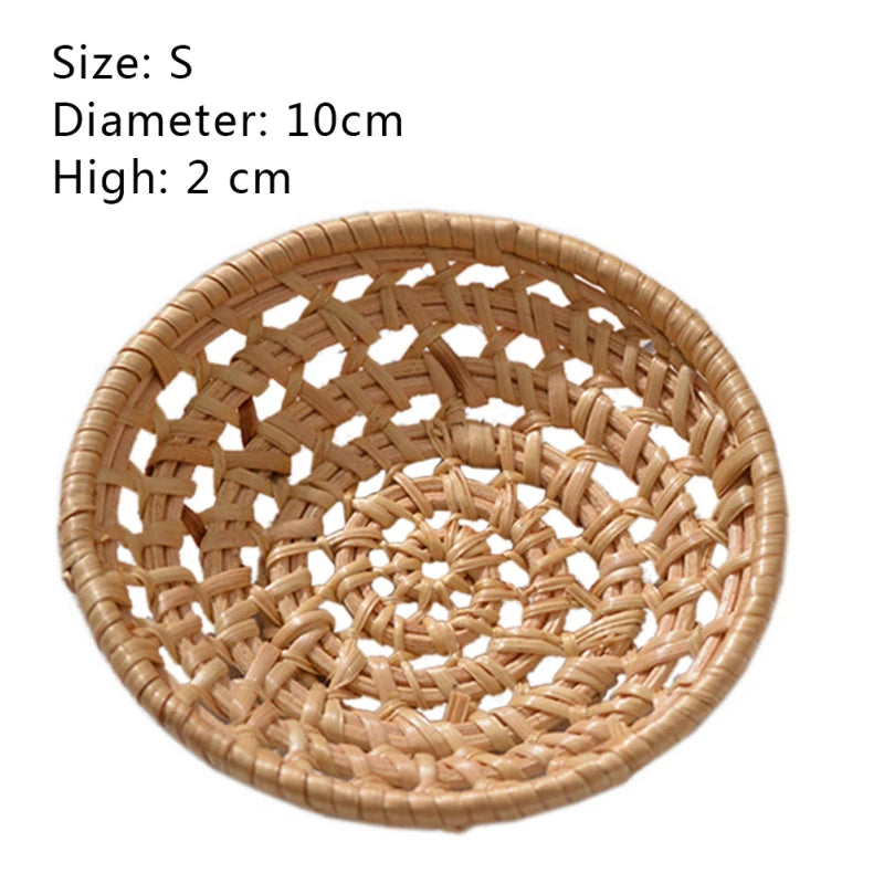 panier tissé à la main pour fruits et légumes rangement et pique-nique - vue 26 sur 29