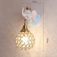 applique murale design animal éléphant et cerf pour enfants