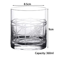 Verres old fashioned motif gravé pour whisky cocktails