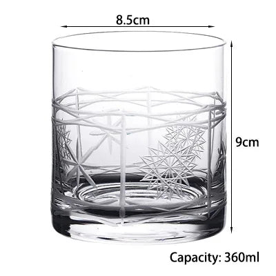 Verres old fashioned motif gravé pour whisky cocktails