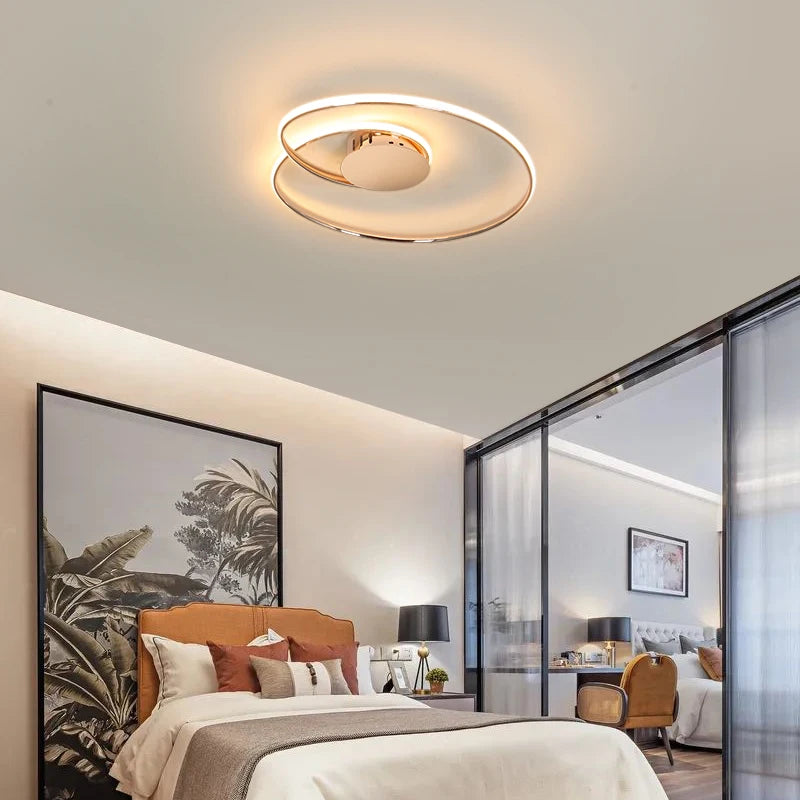 plafonnier led moderne pour décoration intérieure design élégant - vue 6 sur 10