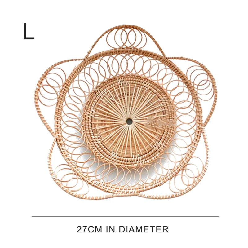 panier tissé à la main pour fruits et légumes rangement et pique-nique - vue 27 sur 29