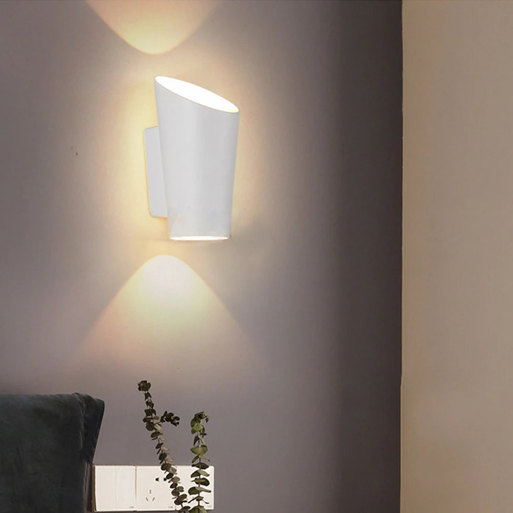 applique murale led étanche en aluminium pour jardin extérieur - vue 4 sur 10